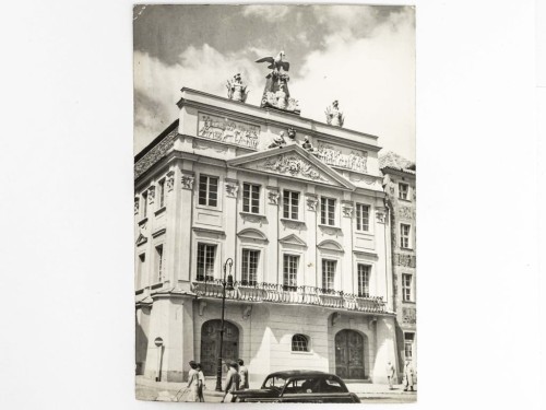 POZNAŃ - PAŁAC DZIAŁYŃSKICH PRZY STARYM RYNKU 1961 PRL