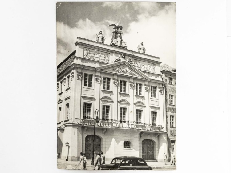 POZNAŃ - PAŁAC DZIAŁYŃSKICH PRZY STARYM RYNKU 1961 PRL