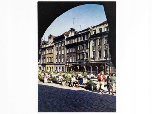 POZNAŃ - KAMIENICE NA STARYM RYNKU LATA 70. / 80. PRL