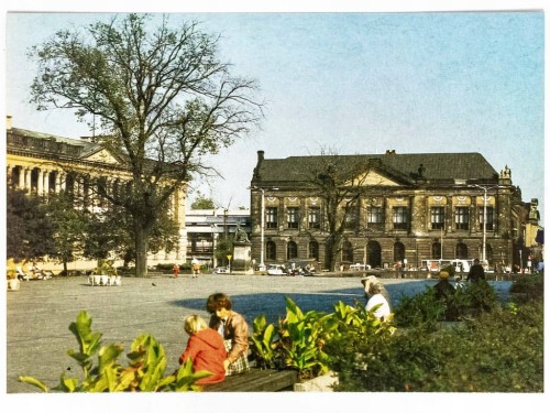POZNAŃ - PL WOLNOŚCI MUZEUM NARODOWE BIBLIOTEKA RACZYŃSKICH LATA 70/80 PRL