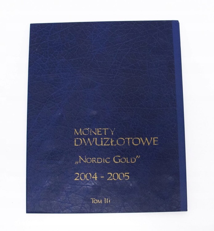 ALBUM DO MONET DWUZŁOTOWYCH NORDIC GOLD 2004-2005 TOM III