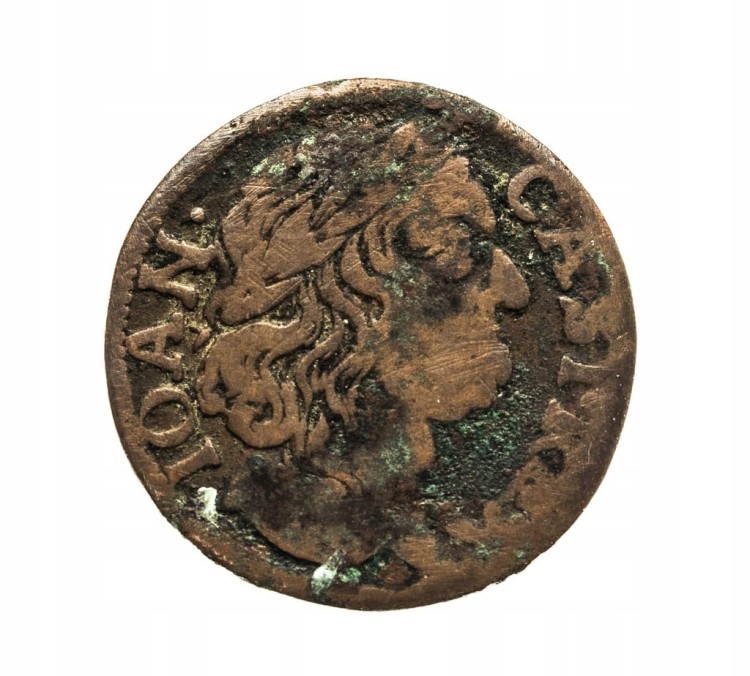 Polska, Jan II Kazimierz, Szeląg 1660, Kraków, bez TLB, rzadkość !!!