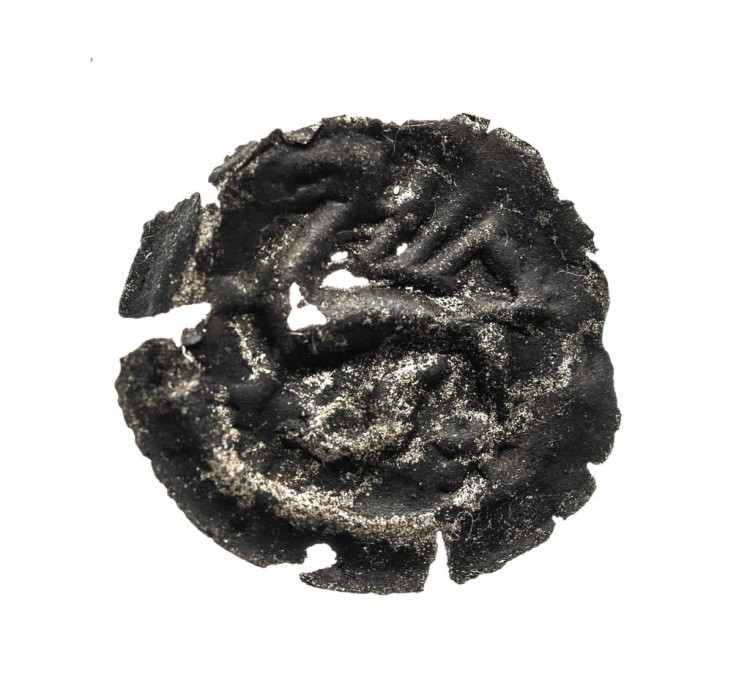 Pomorze Wschodnie, Sambor II Tczewski (1217-1278), brakteat, gryf - rzadki