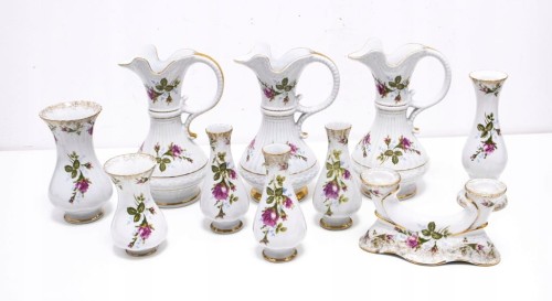 ZESTAW STAREJ PORCELANY CHODZIEŻ IWONA