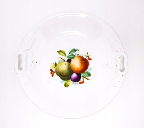 STARY PORCELANOWY TALERZ / PATERA C.T. ALWASSER, STARY ZDRÓJ, WAŁBRZYCH