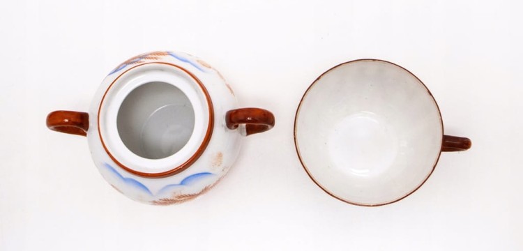 ZESTAW STAREJ PORCELANY JAPONIA