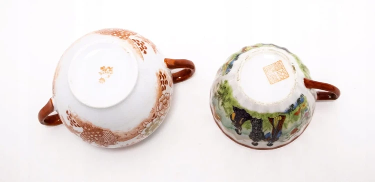 ZESTAW STAREJ PORCELANY JAPONIA