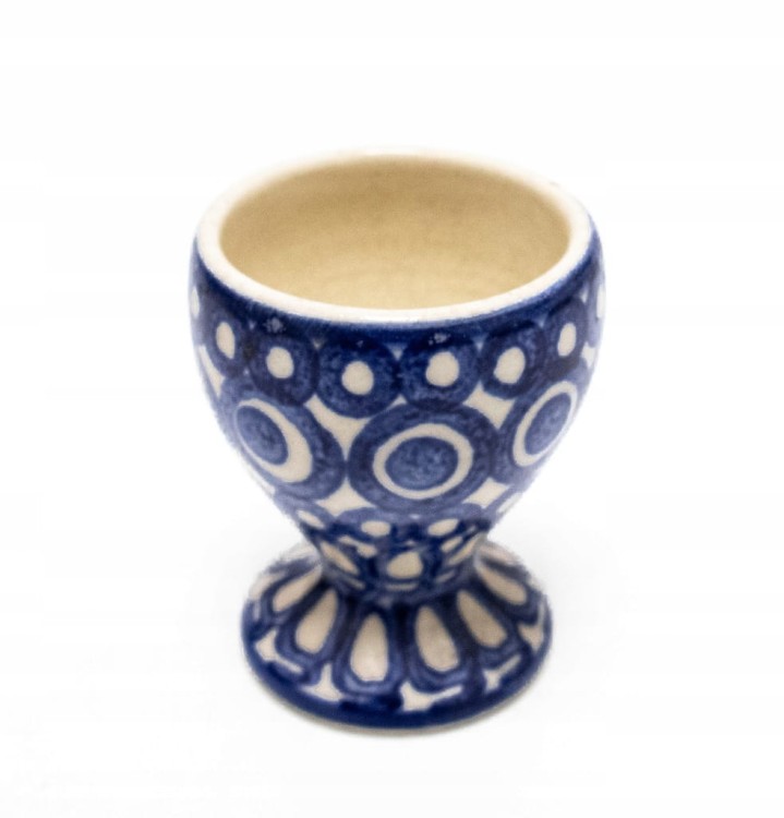 STARY CERAMICZNY KIELISZEK DO JAJKA BOLESŁAWIEC
