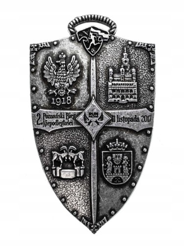 MEDAL 2 POZNAŃSKI BIEG NIEPODLEGŁOŚCI 11 LISTOPADA 2017