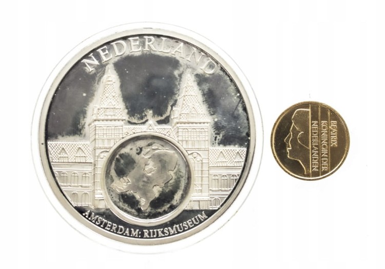 MEDAL WALUTY EUROPY, HOLANDIA - AMSTERDAM, MUZEUM NARODOWE