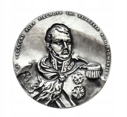 MEDAL JÓZEF PONIATOWSKI, 37 ŁĘCZYCKI PUŁK PIECHOTY, KUTNO TPZK 1986