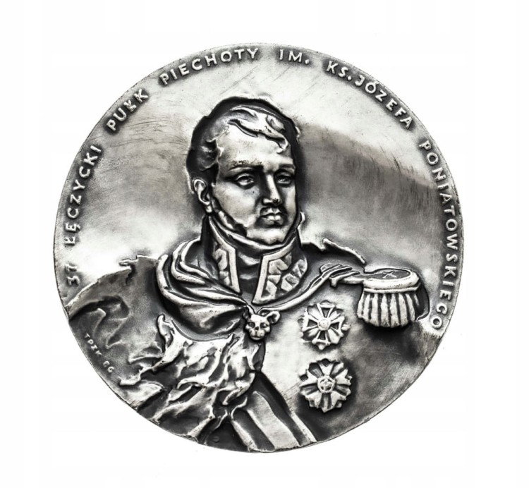 MEDAL JÓZEF PONIATOWSKI, 37 ŁĘCZYCKI PUŁK PIECHOTY, KUTNO TPZK 1986