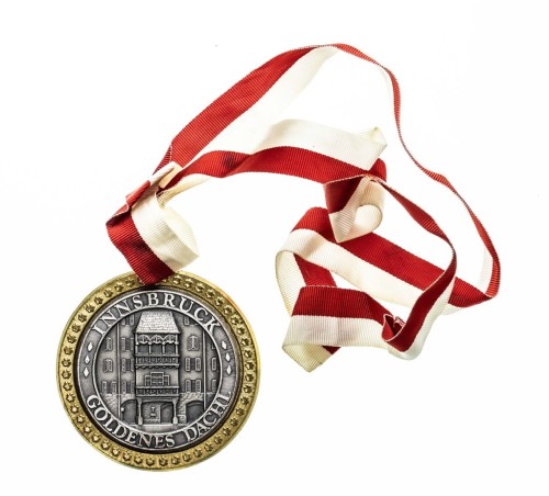 MEDAL INNSBRUCK AUSTRIA, ZŁOTY DACH, DZIEŃ WĘDROWCA 1981