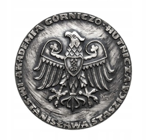 MEDAL 60 LAT AKADEMII GÓRNICZO-HUTNICZEJ IM. ST. STASZICA, KRAKÓW 1979