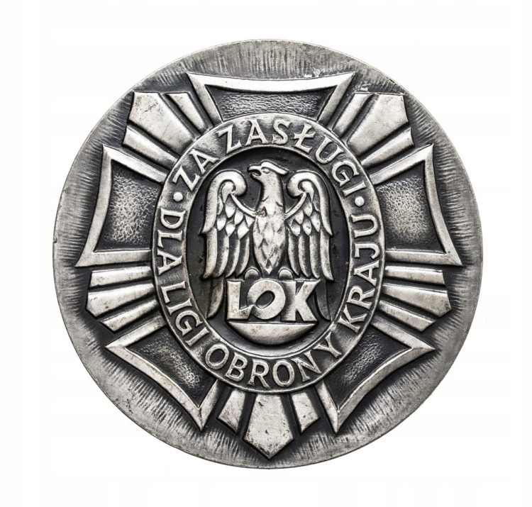 MEDAL ZA ZASŁUGI DLA LIGI OBRONY KRAJU LOK, MENNICA WARSZWSKA