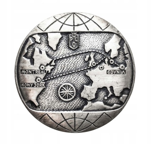 MEDAL POLSKIE LINIE OCEANICZNE 40 LAT ŻEGLUGI PRZEZ ATLANTYK 1970 (KOWALIK)