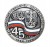 MEDAL 45 LAT PATRIOTYCZNO-OBRONNEJ DZIAŁALNOŚCI LOK 1989