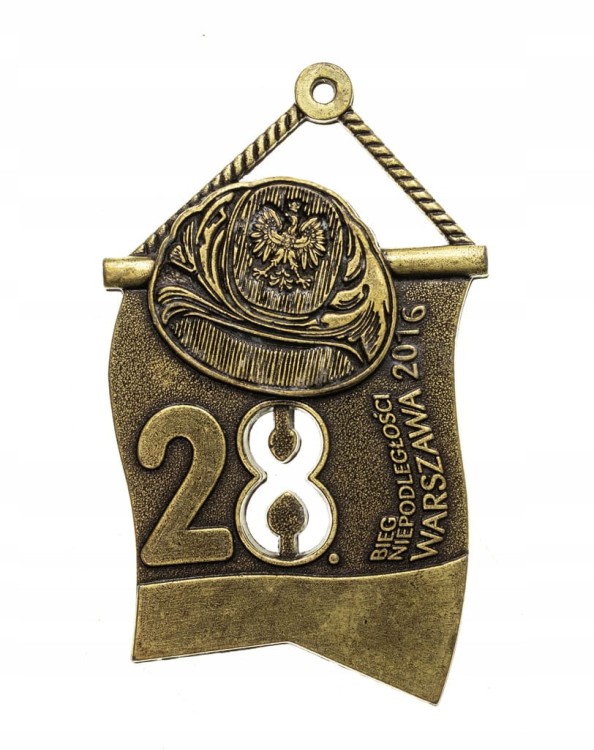 MEDAL 28 BIEG NIEPODLEGŁOŚCI, WARSZAWA 2016