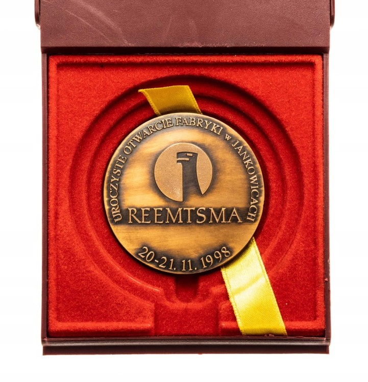 MEDAL OTWARCIE FABRYKI REEMTSMA, JANKOWICE 1998