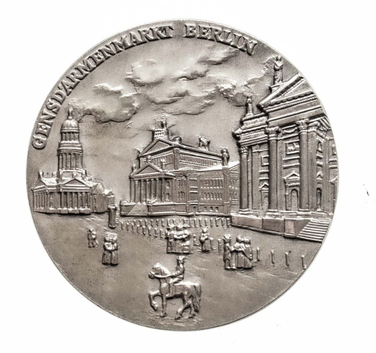 Medal Niemcy Rynek Żandarmerii Berlin 1709