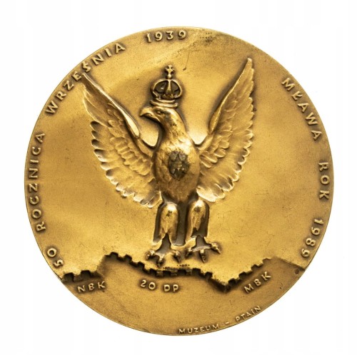MEDAL EMIL PRZEDRZYMIRSKI-KRUKOWICZ, ARMIA MODLIN, MŁAWA 1989