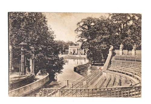 WARSZAWA - TEATR NA WYSPIE W ŁAZIENKACH 1923