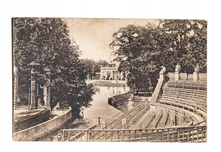 WARSZAWA - TEATR NA WYSPIE W ŁAZIENKACH 1923