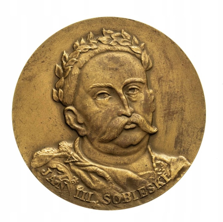 MEDAL JAN III SOBIESKI, ODSIECZ WIEDEŃSKA 1683, ZAMEK WARSZAWA 1983