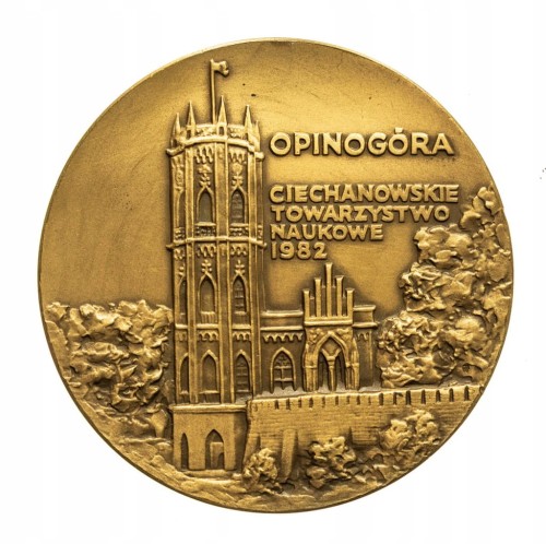 MEDAL ZYGMUNT KRASIŃSKI, OPINOGÓRA, CIECHANOWSKIE TOWARZYSTWO NAUKOWE 1982