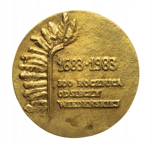 MEDAL JAN III SOBIESKI, 300 ROCZNICA ODSIECZY WIEDEŃSKIEJ 1983