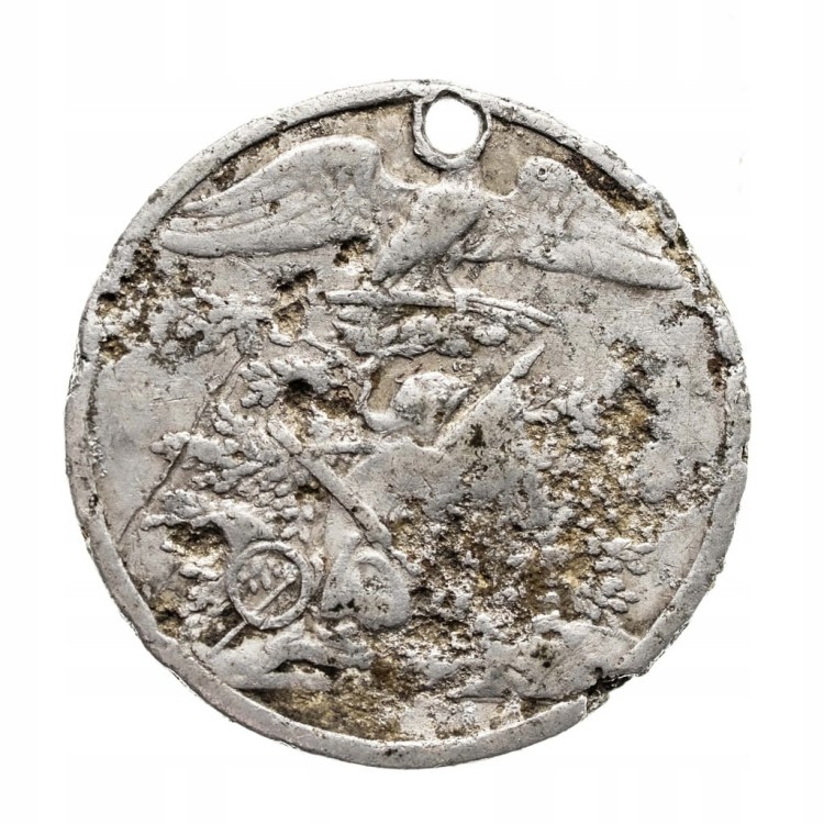 Medalik upamiętniający rocznicę zawodów strzeleckich w Poznaniu 1903 rok.