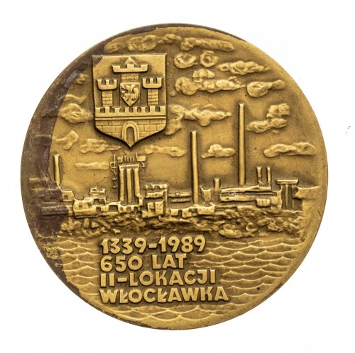 MEDAL 650 LAT II LOKACJI WŁOCŁAWKA 1989