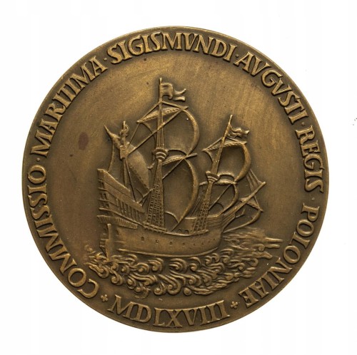 MEDAL POWOŁANIE PRZEZ ZYGMUNTA II AUGUSTA KOMISJI MORSKIEJ 1568 (MŻP 1968)
