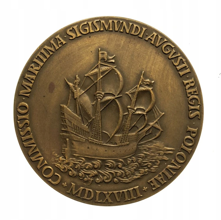 MEDAL POWOŁANIE PRZEZ ZYGMUNTA II AUGUSTA KOMISJI MORSKIEJ 1568 (MŻP 1968)