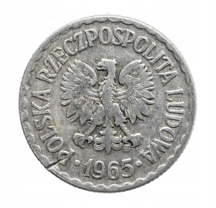 Polska, PRL, 1 złoty 1965, Warszawa