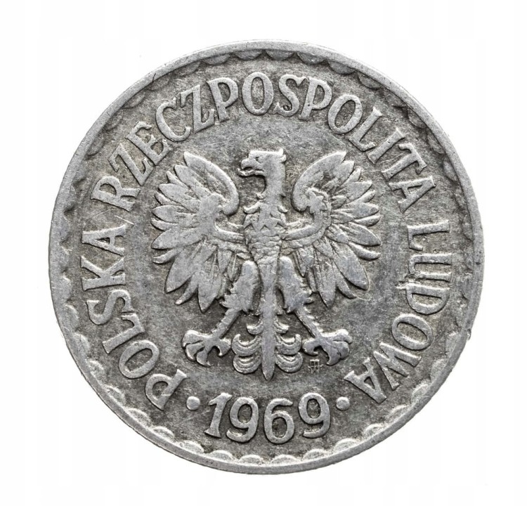 Polska, PRL, 1 złoty 1969, Warszawa