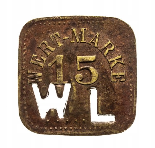 Żeton, 15 WERTH-MARKE, W.L