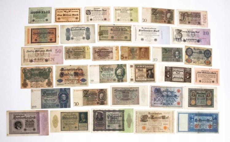 NIEMCY - ZESTAW BANKNOTÓW 1908-1942 (NR 4)