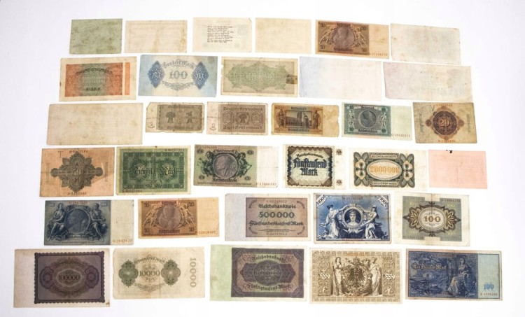 NIEMCY - ZESTAW BANKNOTÓW 1908-1942 (NR 4)
