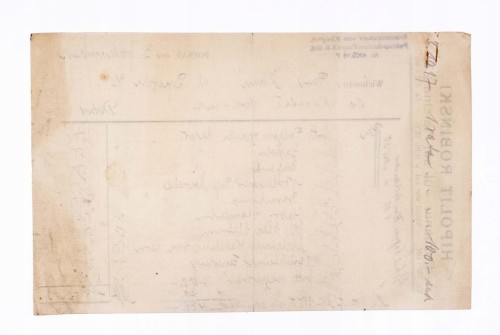STARY RACHUNEK - SKŁAD WIN HIPOLIT ROBIŃSKI, POZNAŃ 1917