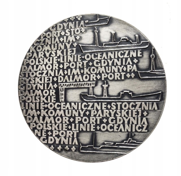 MEDAL POLSKIE LINIE OCEANICZNE, PORT I STOCZNIA KOMUNY PARYSKIEJ GDYNIA