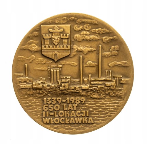 MEDAL 650 LAT II LOKACJI WŁOCŁAWKA 1989