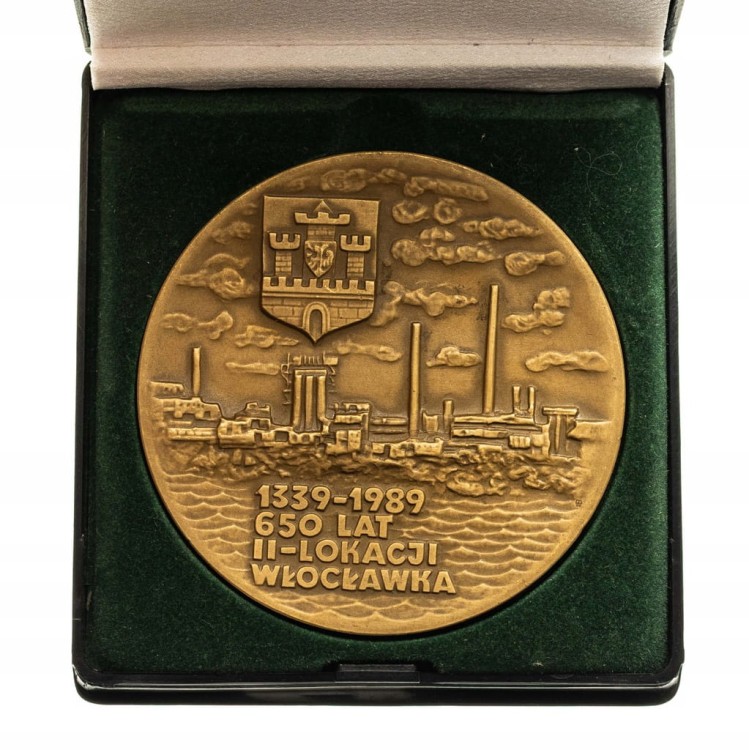 MEDAL 650 LAT II LOKACJI WŁOCŁAWKA 1989