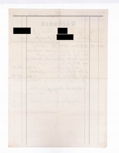 STARY RACHUNEK - SKŁAD TRUMIEN JULIUS BENTZIN, ŚMIGIEL 1938