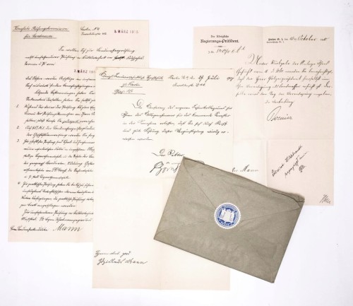 STARE LISTY - URZĄD PRUSKI, POZNAŃ / BERLIN 1908 - 1910