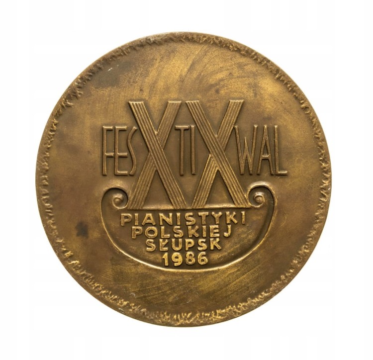 MEDAL CHOPIN, XX FESTIWAL PIANISTYKI POLSKIEJ, SŁUPSK 1986 (MARKIEWICZ)