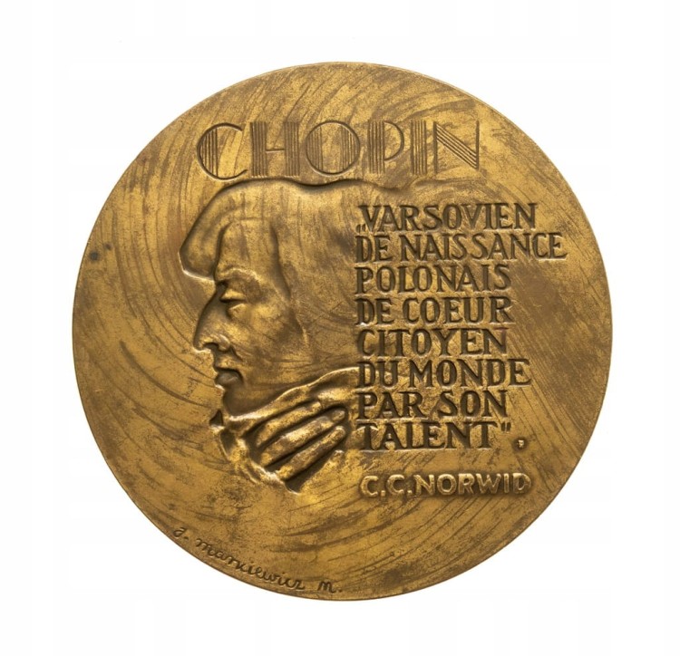 MEDAL CHOPIN, XX FESTIWAL PIANISTYKI POLSKIEJ, SŁUPSK 1986 (MARKIEWICZ)
