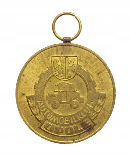 MEDAL OGÓLNOPOLSKI ZJAZD STARYCH SAMOCHODÓW, AUTOMOBILKLUB OPOLE 1977