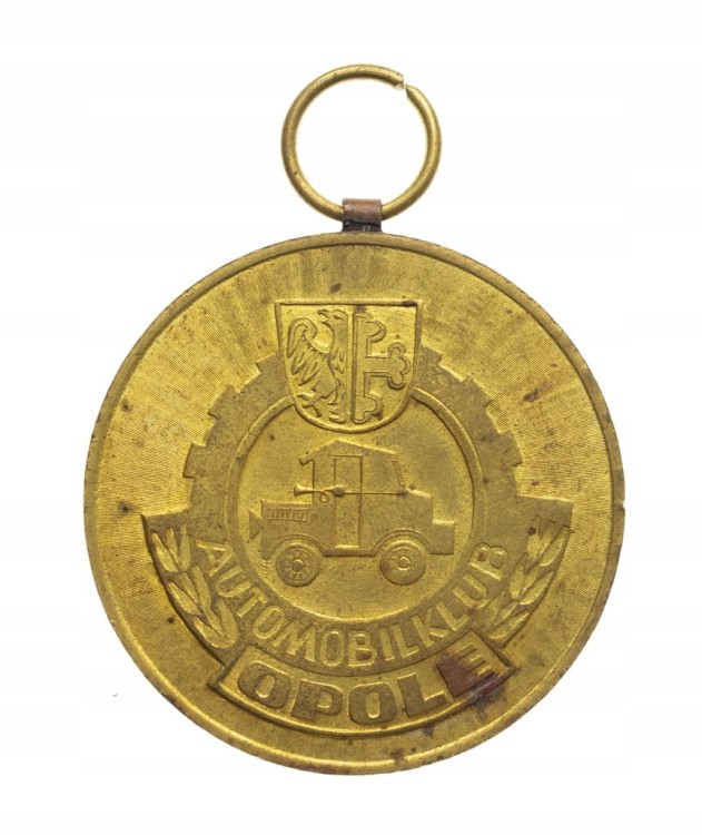 MEDAL OGÓLNOPOLSKI ZJAZD STARYCH SAMOCHODÓW, AUTOMOBILKLUB OPOLE 1977