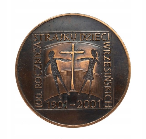 MEDAL STRAJK DZIECI WRZESIŃSKICH, ZJAZD BRACTW KURKOWYCH, WRZEŚNIA 2001